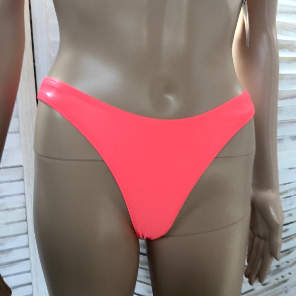 🔥Neon Coral Body Glove Bikini Set 🔥 S M L - Picture 4 of 15